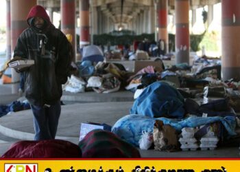 அமெரிக்காவில் வீடற்றோர் வெளியேற மறுத்தால் சிறை என ட்ரம்ப் அறிவிப்பு