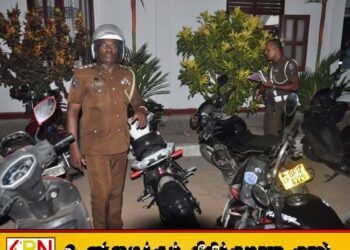 கல்முனையில் போக்குவரத்து சட்டங்களை மீறிய மோட்டார் சைக்கிள்கள் பறிமுதல்