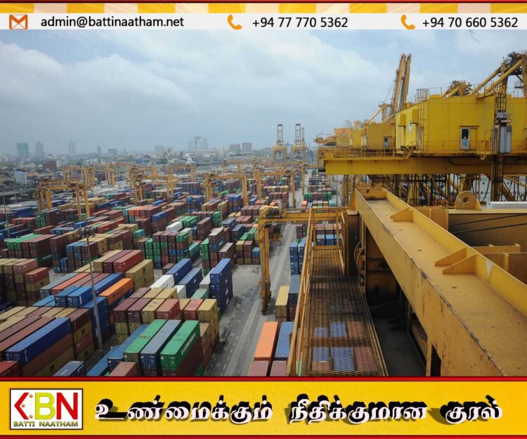 கொழும்பு துறைமுகத்தில் கொள்கலன் வாகனத்தின் மீது விழுந்ததில் ஒருவர் உயிரிழப்பு