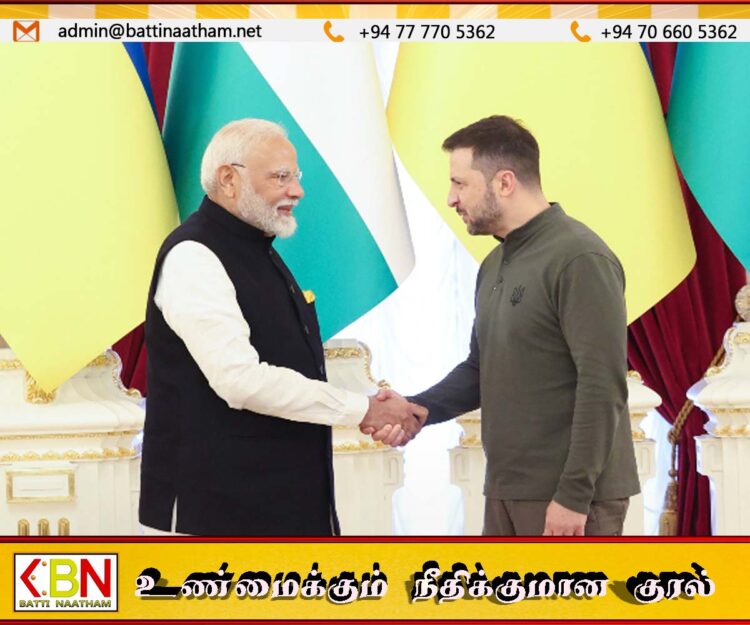 மோடியை சந்திக்க இந்தியா வருகைதரவுள்ளார் உக்ரைன் ஜனாதிபதி