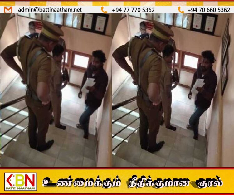 கைதான வவுனியா தெற்கு பிரதேச சபை உறுப்பினர் பொலிஸ் பாதுகாப்புடன் சபை அமர்வில் பங்கேற்பு