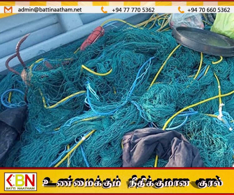 தடைசெய்யப்பட்ட மீன்பிடி வலைகளை பயன்படுத்திய 22 பேர் கைது