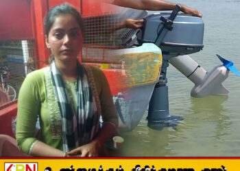 இலங்கையிலிருந்து பெண் ஒருவர் கடல் வழியாக தமிழகத்தில் தஞ்சம்