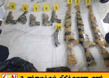 வீதியில் மீட்கப்பட்டது போலித் துப்பாக்கிகள்; நவகமுவ பொலிஸார்