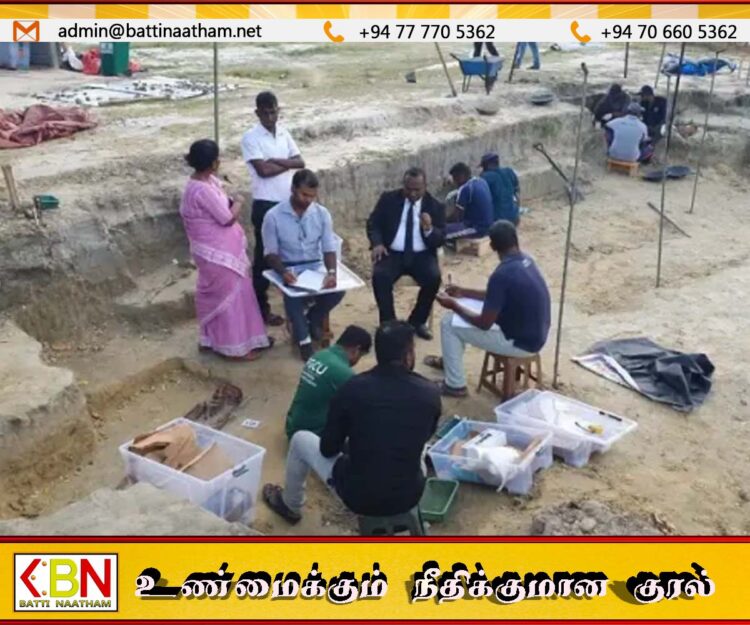 செம்மணியில் மேலும் 3 மனித எலும்புக்கூடுகள் அடையாளம்; இதுவரையில் 169 அடையாளம்