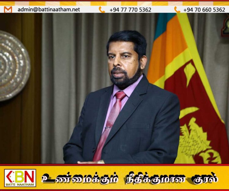 மட்டு பிரதேச செயலக நிருவாக சிக்கல்களுக்கு தமிழ் மற்றும் முஸ்லிம் பிரதிநிதிகள் இணைந்து தீர்வு காண முன்வந்ததை வரவேற்கும் அமைச்சர் சந்தன அபேரத்ன