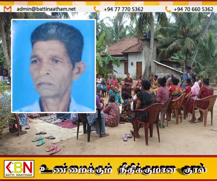 வெல்லாவெளி பொலிஸ் பிரிவில் யானைதாக்கி ஒருவர் உயிரிழப்பு