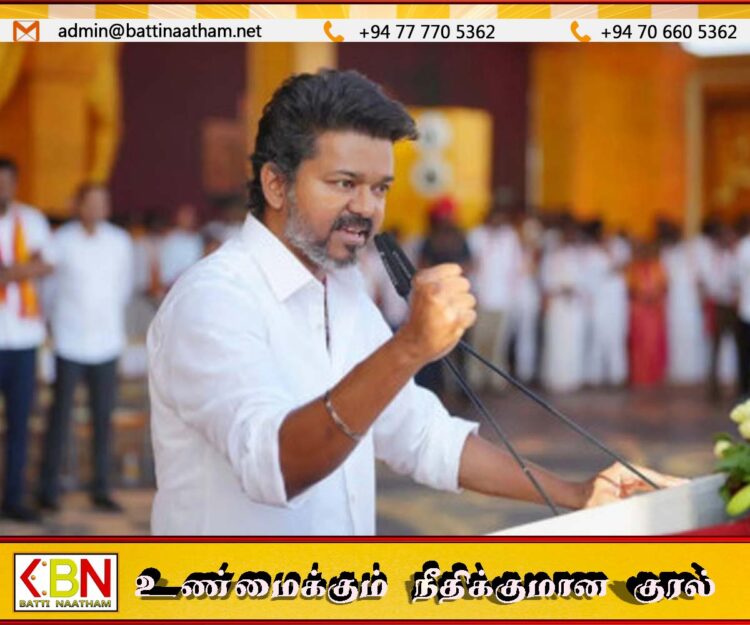 மதுரை மாநாட்டில் தொண்டர் மீது தாக்குதல்;விஜய் மீது வழக்குப்பதிவு