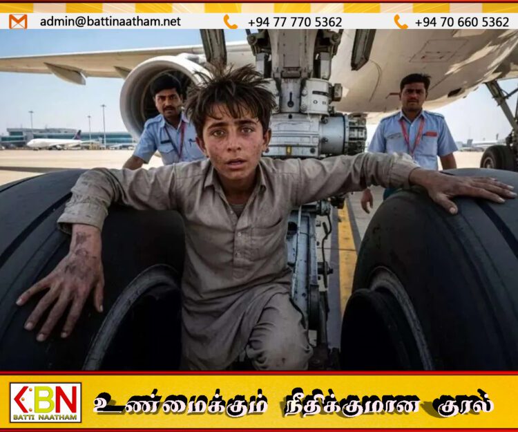 விமானத்தின் லேண்டிங் கியரில் ஒளிந்து கொண்டு பறந்து வந்த சிறுவன்