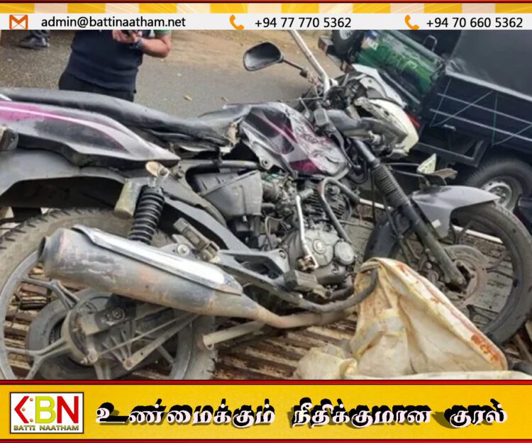 மாத்தளையில் லொறி – மோட்டார் சைக்கிள் மோதி ஒருவர் உயிரிழப்பு