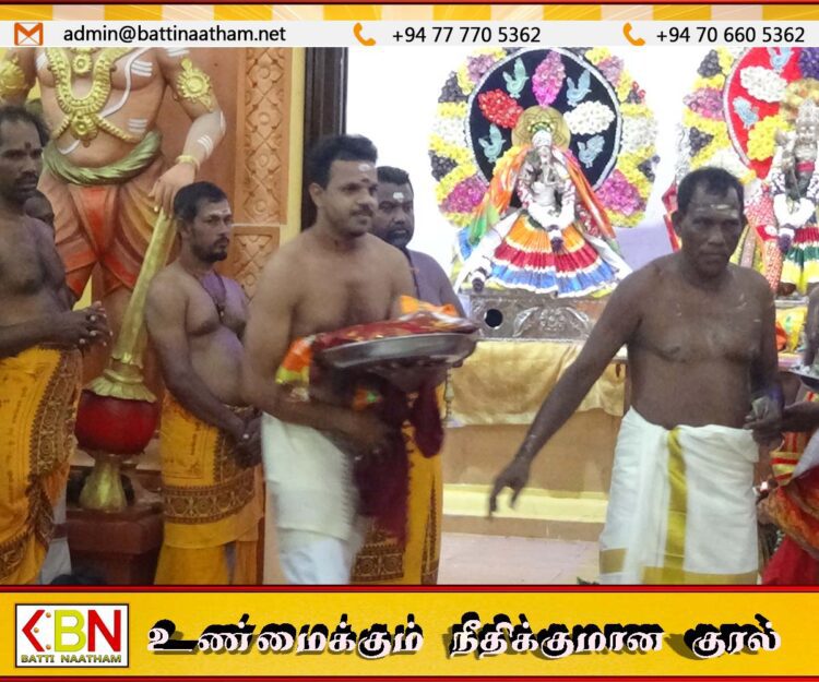 மட்டக்களப்பு ஸ்ரீ பாலமுருகன் ஆலயத்தில் இரண்டரை இலட்சத்திற்கு ஏலம் போன மாம்பழம்