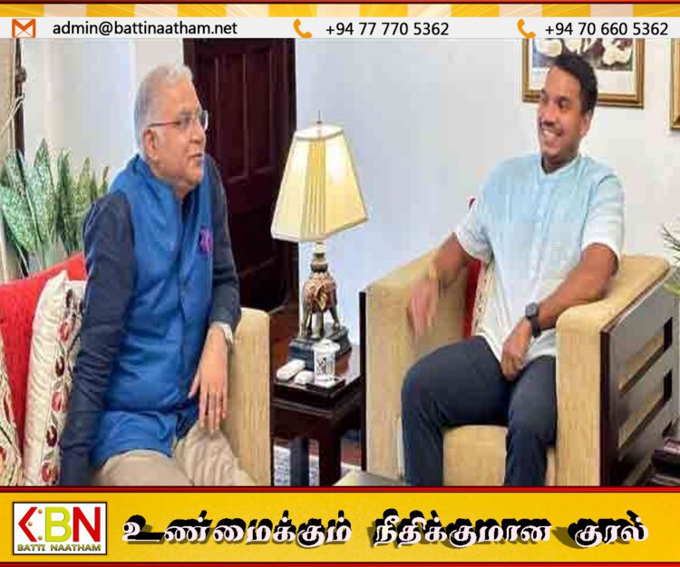 இந்திய உயர் ஸ்தானிகரை சந்தித்தார் நாமல்