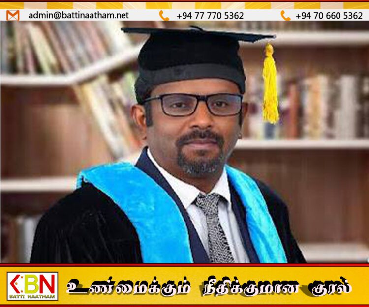 கிழக்குப் பல்கலைக்கழக சௌக்கிய பராமரிப்பு விஞ்ஞானங்கள் பீடத்தின் பீடாதிபதியாக மீண்டும் பேராசிரியர் தில்லைநாதன் சதானந்தன் தெரிவு