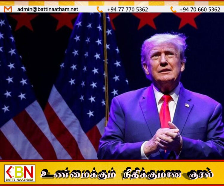 உலக அமைதியே என் இலக்கு; அமெரிக்க ஜனாதிபதி டொனால்ட் ட்ரம்ப்