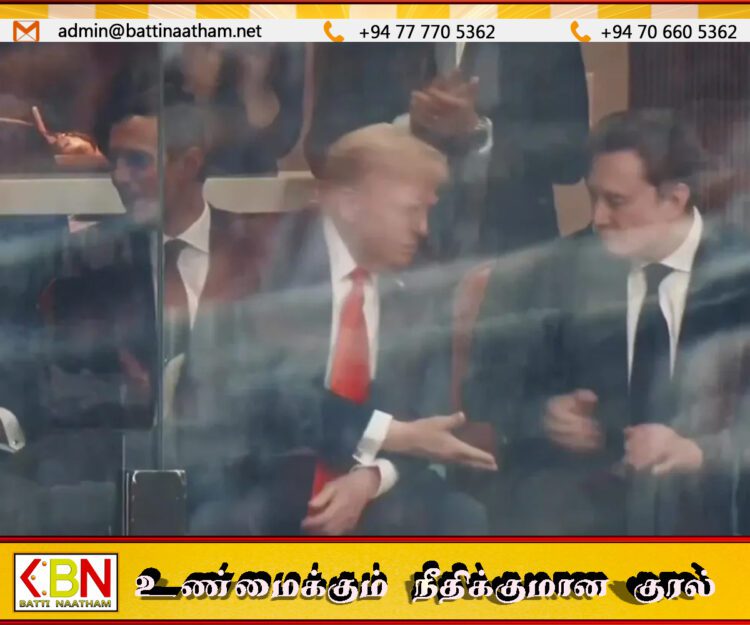 வரி மசோதா மோதலைத் தொடர்ந்து ட்ரம்ப் – எலான் மஸ்க் மீண்டும் சந்திப்பு