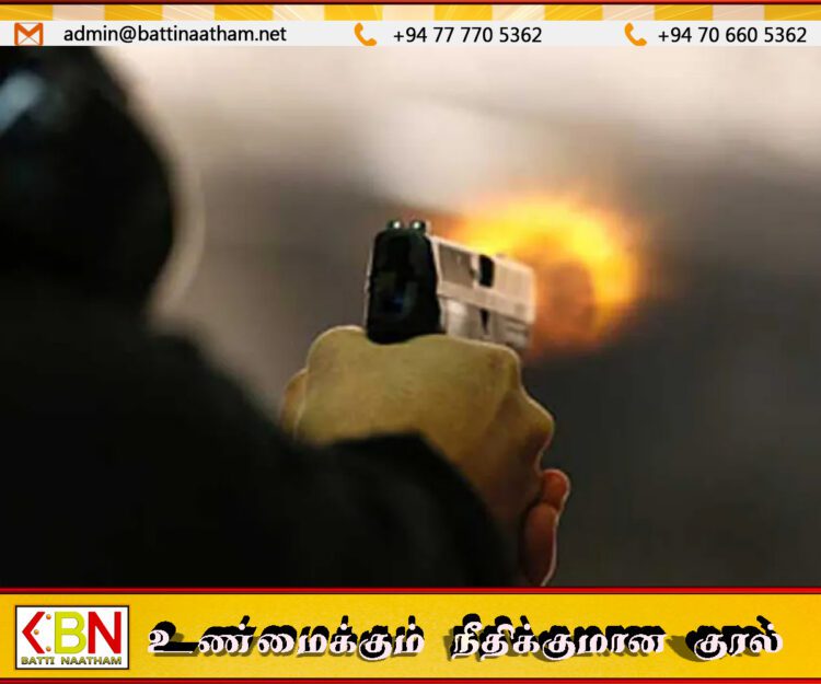 தேங்காய் திருடியவர் மீது துப்பாக்கி பிரயோகம்