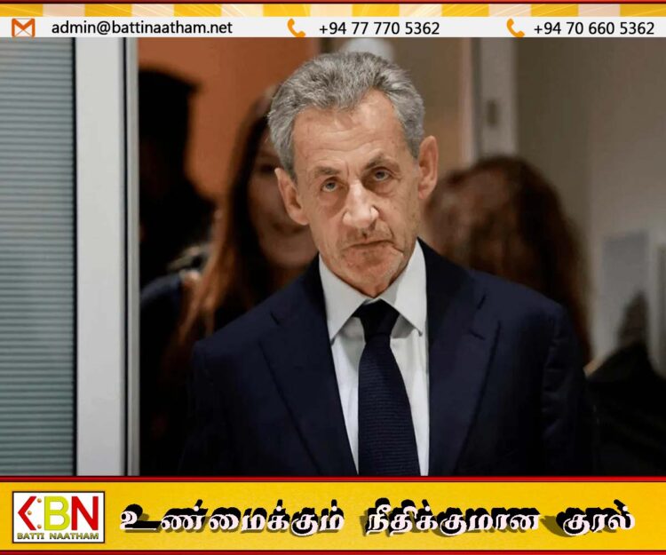 பிரான்ஸ் முன்னாள் ஜனாதிபதிக்கு ஐந்து ஆண்டுகள் சிறை