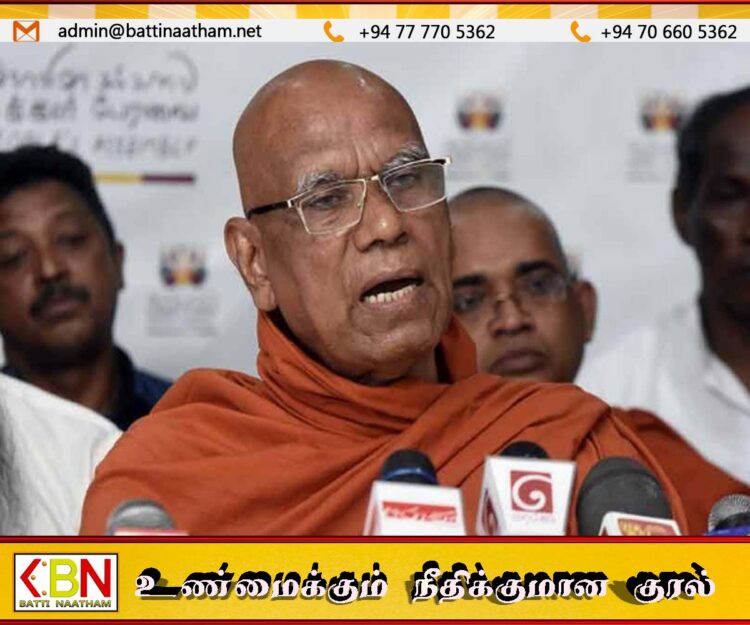 தங்காலை ‘ஐஸ்லாந்து’ ஆவதை தடுத்துள்ள அரசாங்கம், மீரிகமையை ‘கஞ்சா தோட்டமாக’ மாற்றுவது சரியா?; ஓமல்பே சோபித தேரர்