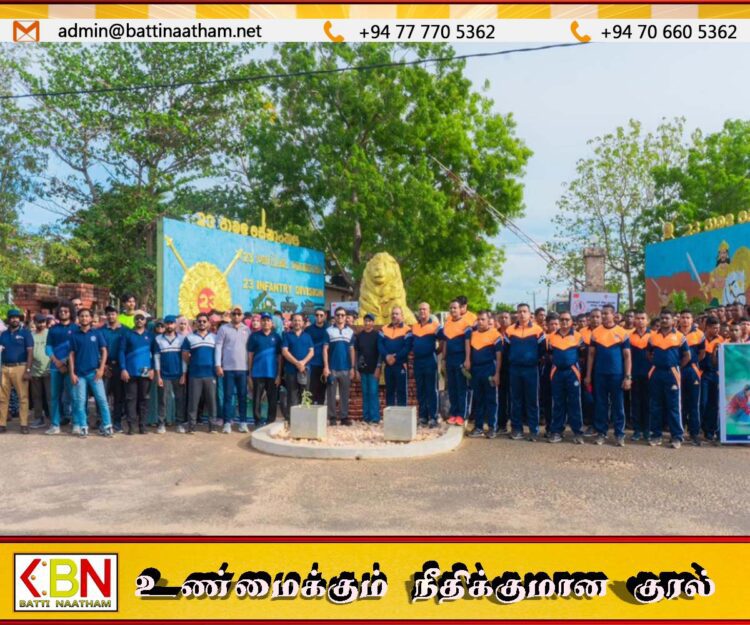 ஐ.சி.எஸ்.ரி பல்கலைக்கழகத்தின் ஏற்பாட்டில் இராணுவ வீரர்களின் பங்கேற்புடன் சிரமதான நிகழ்வு