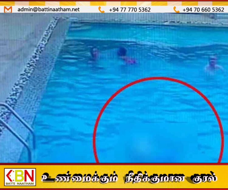 நீச்சல் குளத்தில் மூழ்கி 23 வயது இளைஞன் உயிரிழப்பு