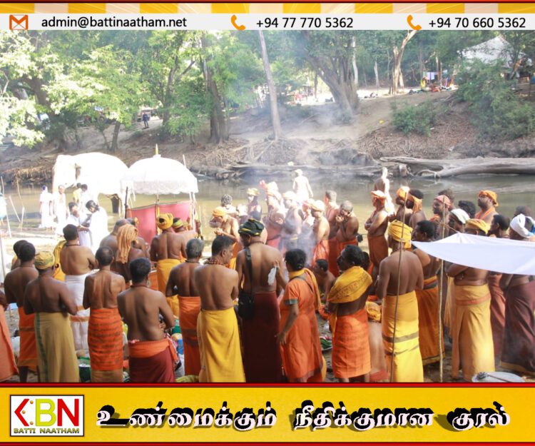 கபிலித்தை கந்தன் கோயிலில் படைக்கப்பட்ட மூங்கில் அரிசி பொங்கல்