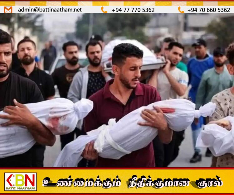 இஸ்ரேல் தாக்குதலில் 66,000 பலஸ்தீனர்கள் உயிரிழப்பு