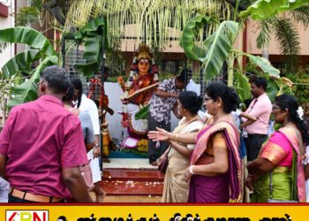 மட்டு கருவேப்பங்கேணி விபுலாநந்தா கல்லூரியில் 65ஆவது ஆண்டு நிறைவை முன்னிட்டு கலைமகள் சிலை திறப்பு விழா