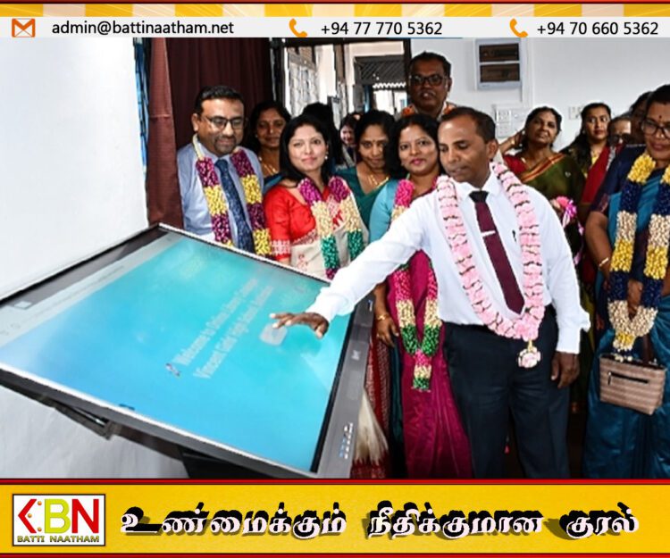 மட்டக்களப்பு வின்சென்ட் மகளிர் தேசிய பாடசாலை நூலகம் டிஜிட்டல் மயமாக்கல்; 3 மில்லியன் செலவில் நவீனமயமாக்கிய பழைய மாணவர்கள்