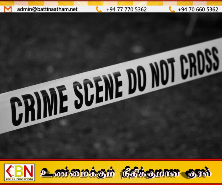 குடும்ப தகராறு காரணமாக மனைவியை வெட்டிக் கொலை செய்த கணவர்