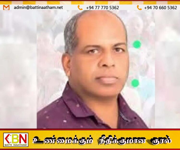 கரந்தெனிய பிரதேச சபையின் தவிசாளர் உயிரிழப்பு