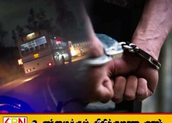 அதிவேகமாக இரு தனியார் பஸ்களை ஓட்டிச் சென்ற சாரதிகள் கைது