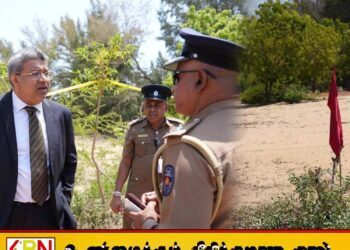 மனித புதைகுழிகள் உள்ளதாக கூறப்படும் குருக்கள்மடம் பகுதியை பார்வையிட்ட நீதியமைச்சர்