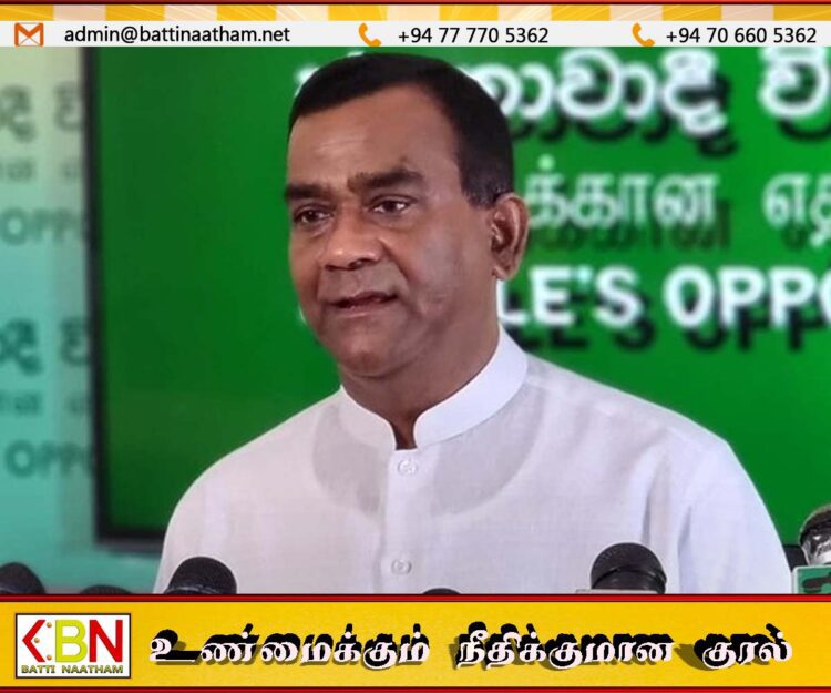 எதிர்க்கட்சிகள் ஒன்றுகூடியுள்ளதால் அரசு பயந்துள்ளது; திஸ்ஸ அத்தநாயக்க