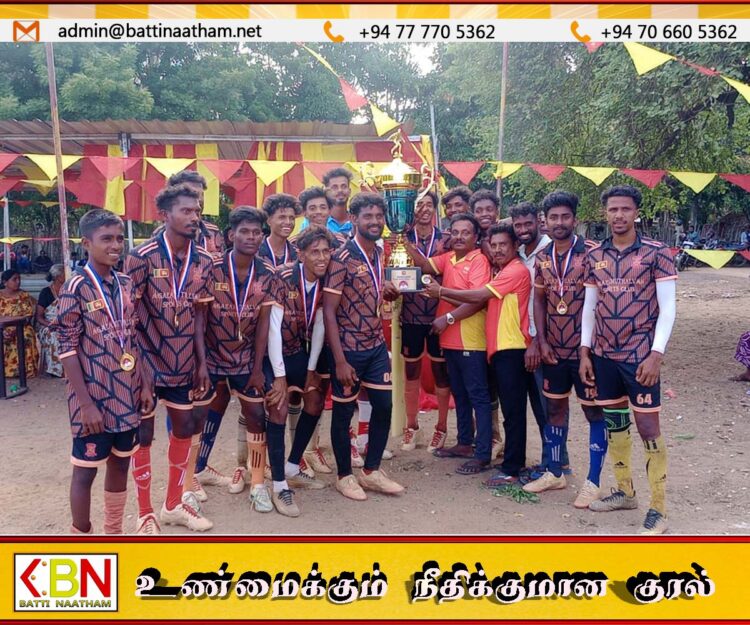 அமரர் திலிபனின் 38 ஆவது நினைவு தின இறுதி நாள் நிகழ்வு; போட்டிகளில் வெற்றி பெற்ற அணிகளுக்கு கிண்ணங்கள் வழங்கி வைப்பு