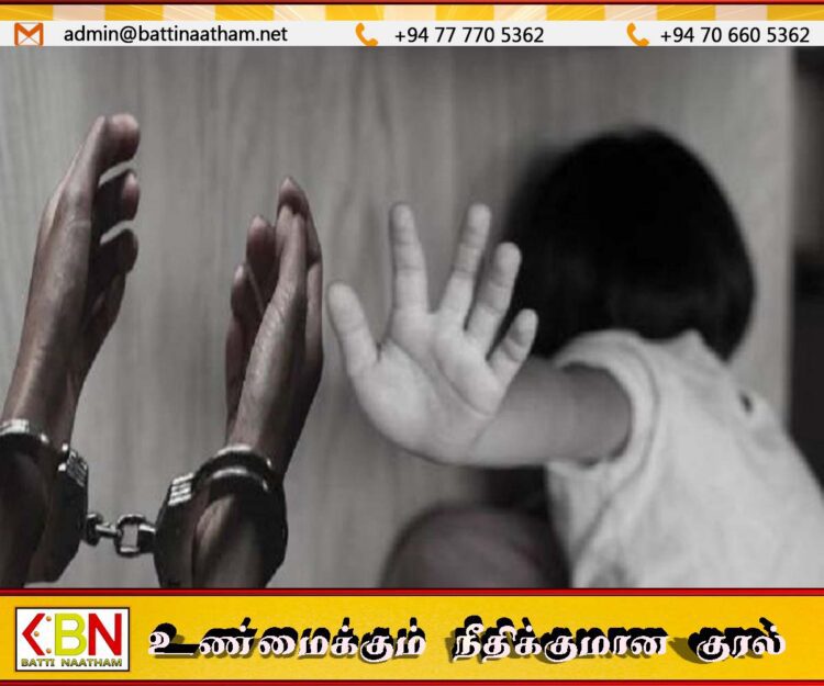 மட்டக்களப்பில் 13 வயது சிறுமி பாலியல் துஷ்பிரயோகம்; குற்றவாளிக்கு 7 வருட கடூழிய சிறைத் தண்டனை