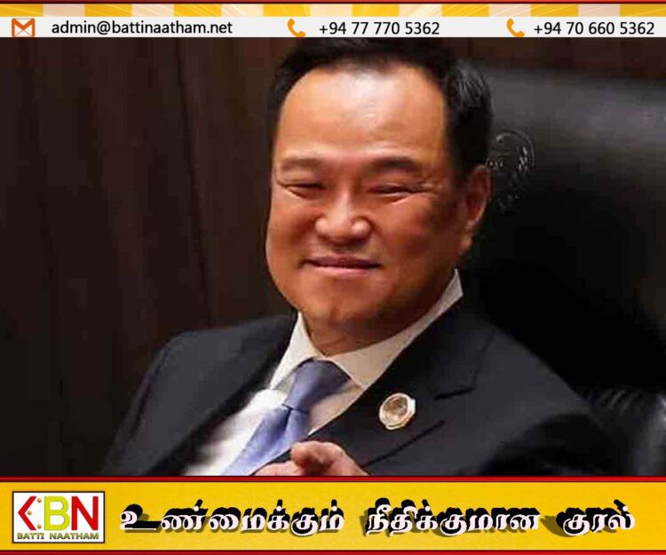 தாய்லாந்தின் புதிய பிரதமராக அனுடின் சான்விரகுல் தெரிவு