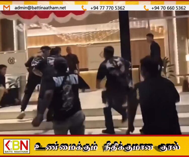 இந்தோனேசியாவில் பாதாள உலக கும்பல் சிக்கிய பரபரப்புக் காட்சிகள் வெளியானது