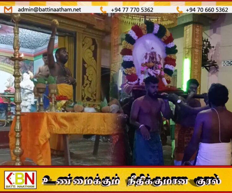 வவுனியா ஸ்ரீ சித்தி விநாயகர் ஆலயத்தில் 220,000 ரூபாய்க்கு ஏலம் போன மாம்பழம்
