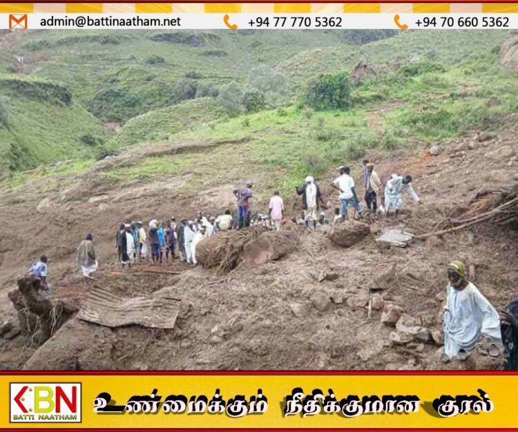 சூடானில் ஏற்பட்ட மண்சரிவில் 1000 பேர் பலி