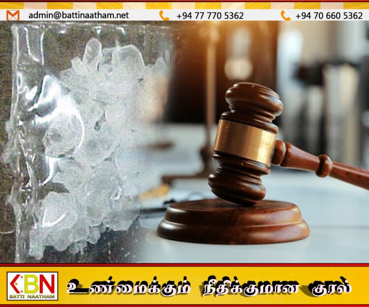 ஐஸ் போதைப்பொருளுடன் கைதான இளைஞனுக்கு 10 வருட கடூழிய சிறை