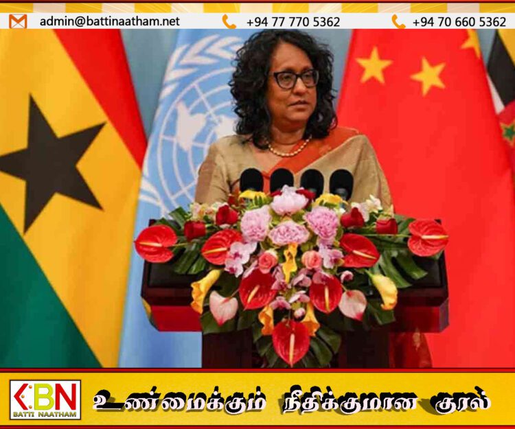 பீஜிங் மாநாட்டில் பெண்கள் சமத்துவத்தை வலியுறுத்திய பிரதமர் ஹரிணி அமரசூரிய