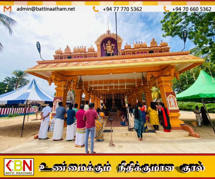 கல்லடி திருச்செந்தூர் முருகன் ஆலயத்தில் விசேட பூஜைகள்;கந்த சஷ்டி விரதம் இன்று ஆரம்பமானது!