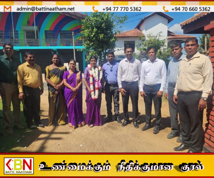மட்டு மேற்கு கல்வி வலய ஆறாவது வலயக் கல்விப் பணிப்பாளராக திருமதி சிவசங்கரி கங்கேஸ்வரன் பதவியேற்பு