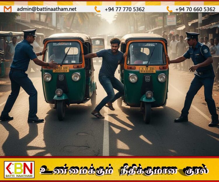 முச்சக்கரவண்டி ஓட்டப்போட்டி; பந்தயத்தில் ஈடுபட்ட 11 பேர் கைது