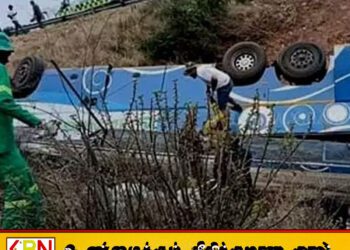தென்னாபிரிக்காவில் பஸ் பள்ளத்தில் கவிழ்ந்து விபத்து – 40க்கும் மேற்பட்டோர் உயிரிழப்பு
