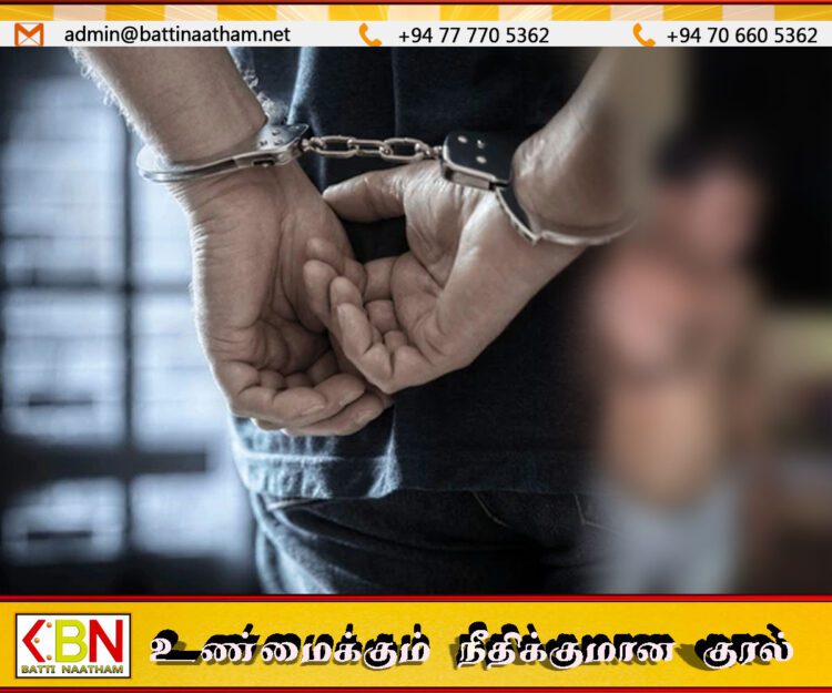முல்லைத்தீவில் ஐஸ் போதைப்பொருளுடன் பொலிஸ் அதிகாரியொருவர் கைது
