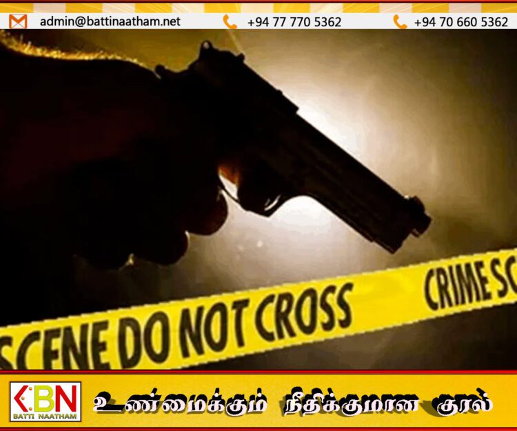 களுத்துறை பகுதியில் துப்பாக்கிச்சூடு; இருவர் தப்பி ஓட்டம்