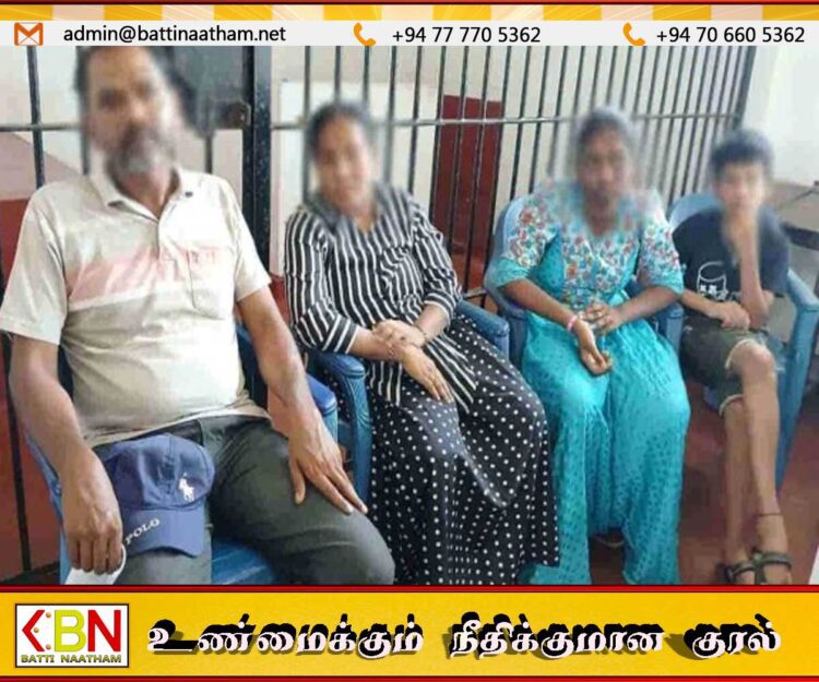 தமிழகத்தில் அகதிகளாக தங்கியிருந்த இலங்கையர் நால்வர் நாடு திரும்பினர்