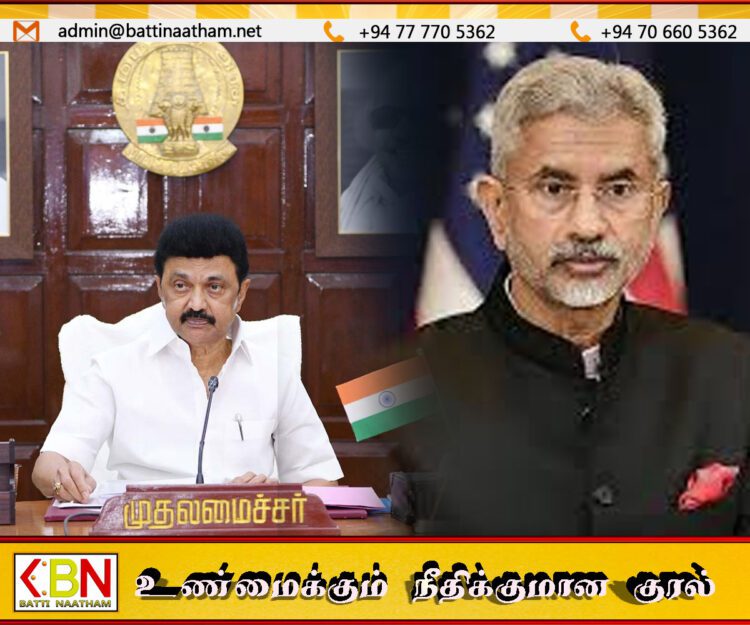 இலங்கையில் கைது செய்யப்பட்ட மீனவர்களை உடனடியாக விடுவிக்கக்கோரி ஜெய்சங்கருக்கு ஸ்டாலின் கடிதம்