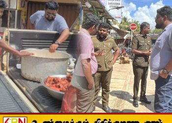 வவுனியாவில் சுகாதார சோதனை; உணவகத்தில் புளுக்களுடன் கோழி இறைச்சி பறிமுதல்